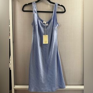 Aritzia Wilfred blue mini dress! New with tags.